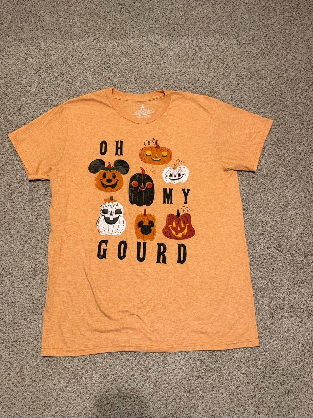 Disney Halloween 'Oh My Gourd' Pumpkin Graphic Tee